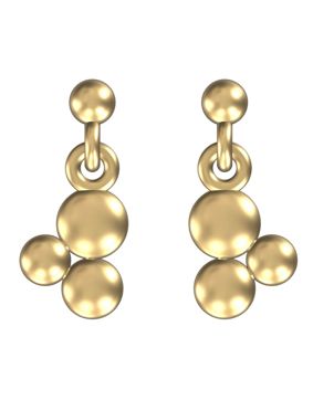 Ritva-Liisa Pohjalainen Ystävät kullatut tappikorvakorut 53 241 00 000