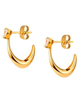 Mockberg x Kenza Iris kullatut korvakorut MB1689