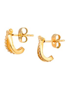 Mockberg x Kenza Ines kullatut korvakorut MB1717