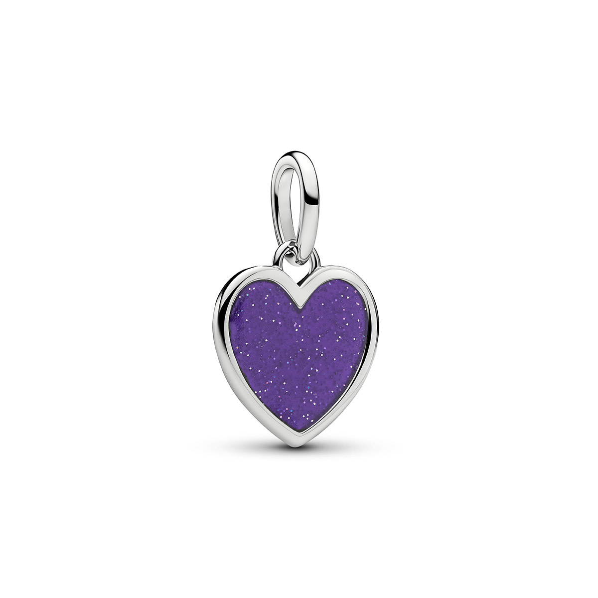 Pandora Moments kaiverrettava violetti sydänhela 735088C02