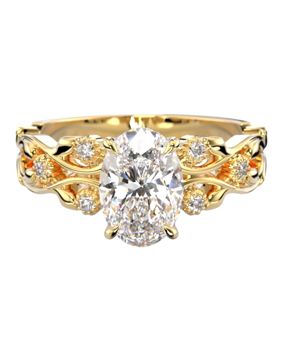 Festive Feeniks Twin Oval 1.06ct timanttisormus 752-106-KK