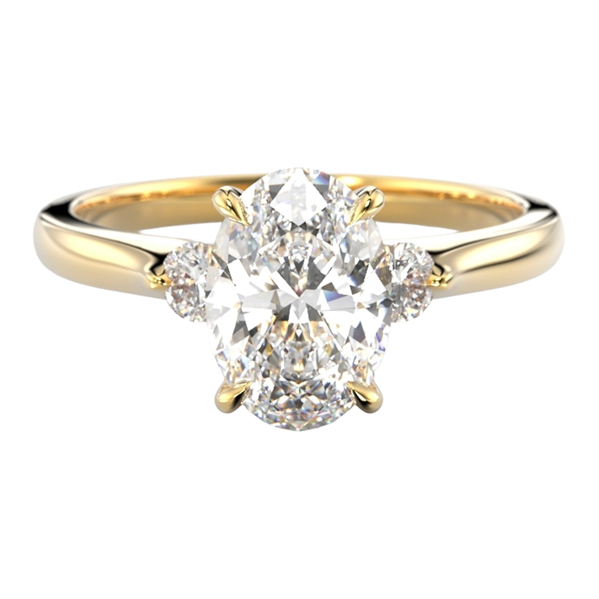 Festive Megan Oval 1.14 ct timanttisormus 753-1KK