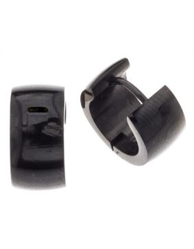 Silver Bar musta korvarenkaat 7x10 mm teräs 7715