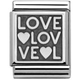 Nomination Big SilverShine Love 332110-10