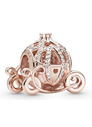 Pandora 14k Rose Gold-Plated Disney Cinderella Pumpkin Coach hela 789189C01