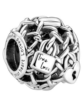 Pandora hopeinen lemmenlukko hela 790071C00
