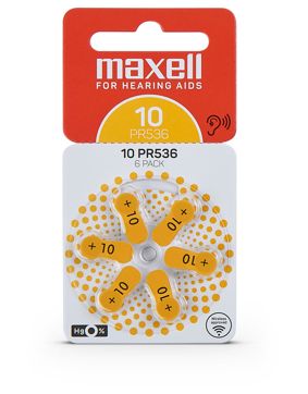 Maxell 10 kuulokojeparisto 6-pack