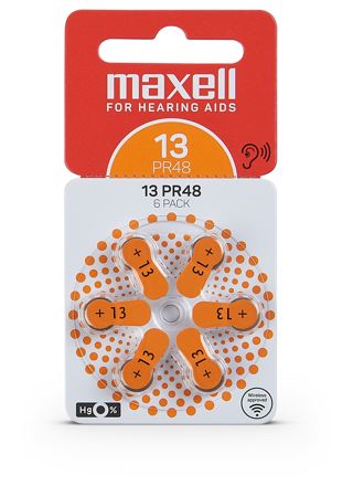 Maxell 13 kuulokojeparisto 6-pack