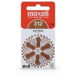 Maxell 312 kuulokojeparisto 6-pack