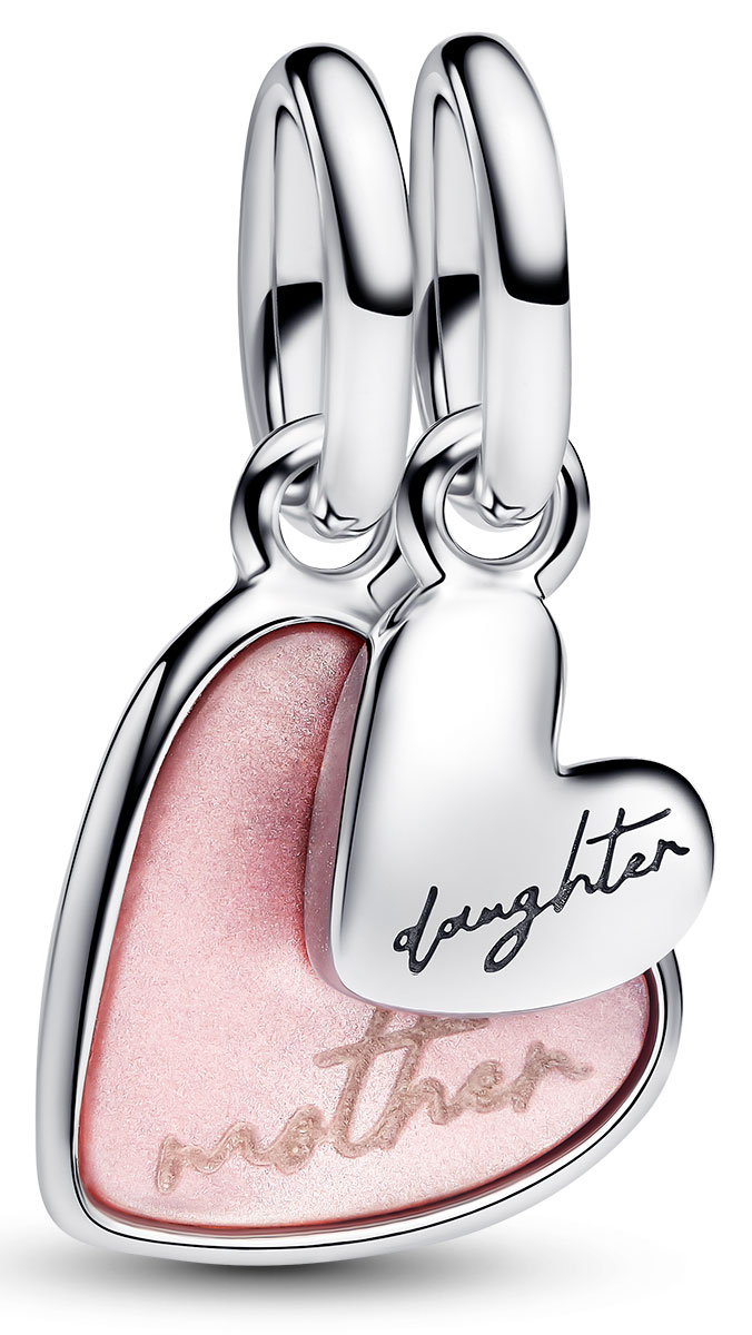 Pandora Moments vaaleanpunainen helmi sydänhela 793766C01