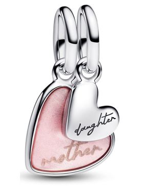 Pandora Moments vaaleanpunainen helmi sydänhela 793766C01