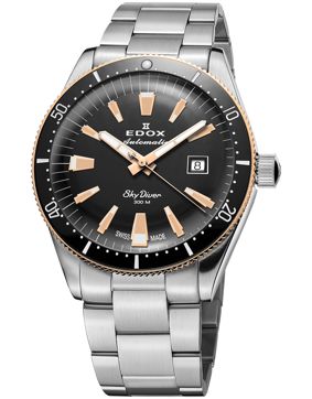 Edox Skydiver Date Automatic Limited Edition 80126-357RNM-NIRB