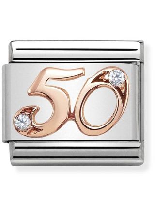 Nomination Classic RoseGold 50 with CZ 430315-50