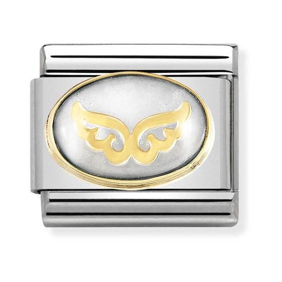 Nomination Gold Archangel White Mother of Pearl 030517-03