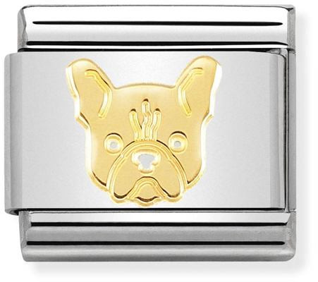 Nomination Gold French Bulldog 030162-54