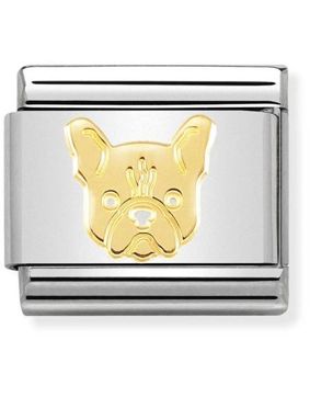 Nomination Gold French Bulldog 030162-54