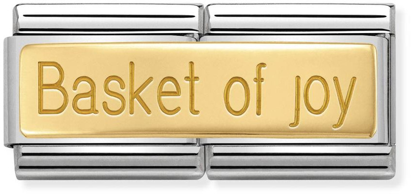 Nomination Gold Double Basket of joy 030710-19
