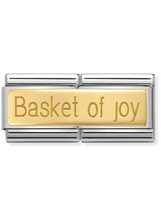 Nomination Gold Double Basket of joy 030710-19