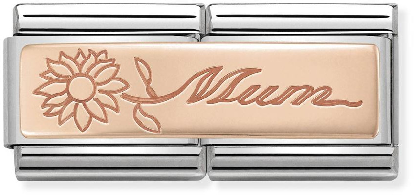 Nomination Rose Gold Double Mum 430710-18