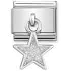 Nomination Silvershine Star with White Glitter 331805-02