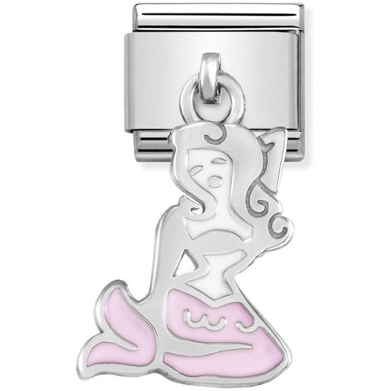 Nomination Silvershine White and Pink Mermaid 331805-11