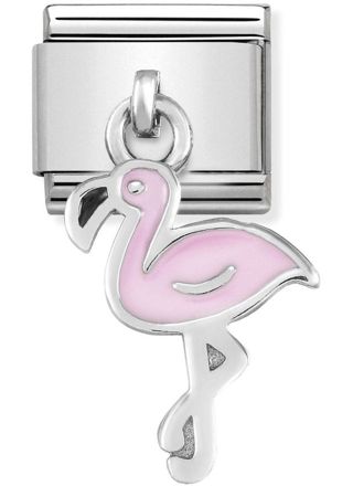 Nomination Silvershine Pink Flamingo 331805-12