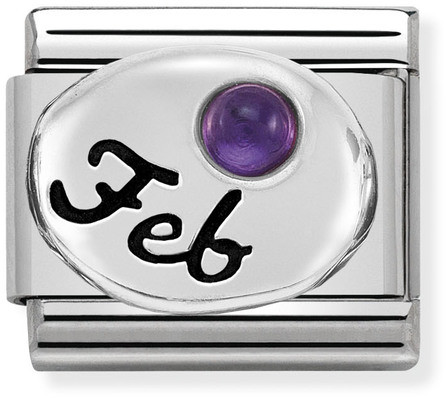 Nomination SilverShine February Amethyst 330505-02