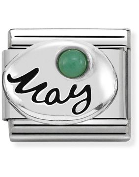 Nomination SilverShine May Emerald 330505-05
