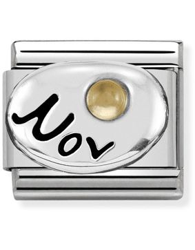 Nomination SilverShine November Citrine 330505-11