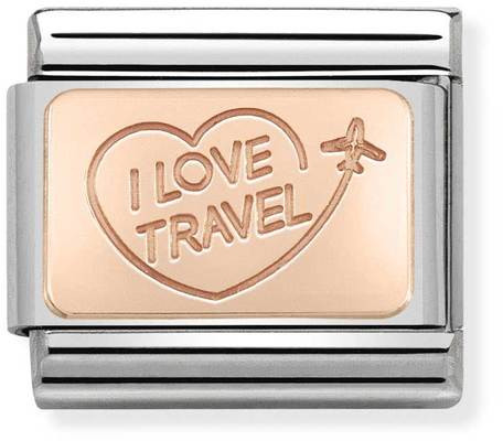Nomination Rose Gold I LOVE TRAVEL 430110-02