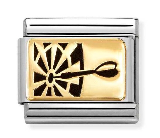 Nomination Composable Classic Plates classic gold Darts 030166/58