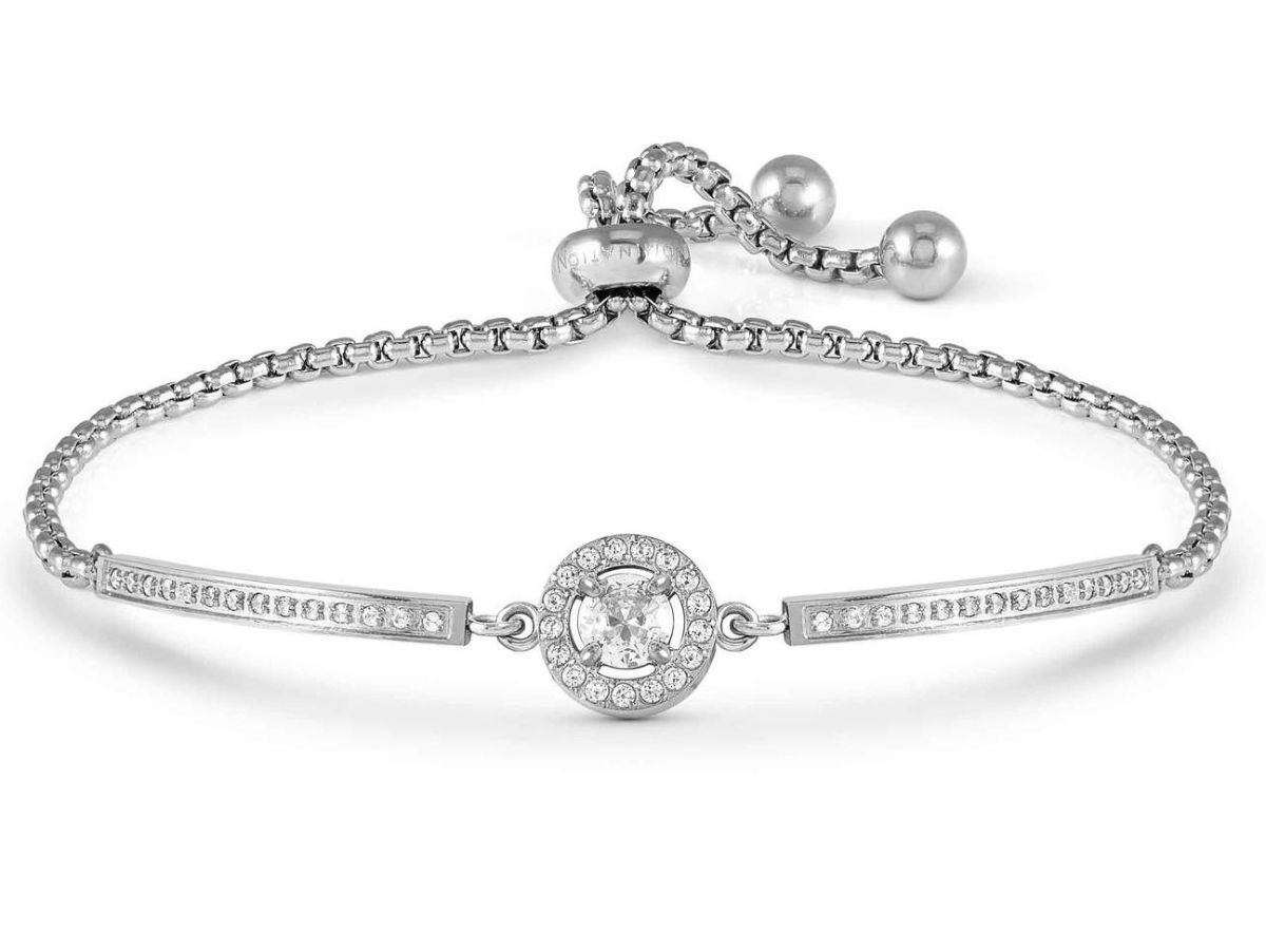 Nomination Royal Dream teräsrannekoru zirkonioilla Circle 029800/017