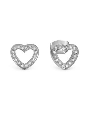 Nomination Soffio D'amore teräskorvakorut zirkonioilla heart 134002/022