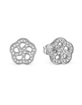 Nomination Soffio D'amore teräskorvakorut zirkonioilla Flower 134002/059