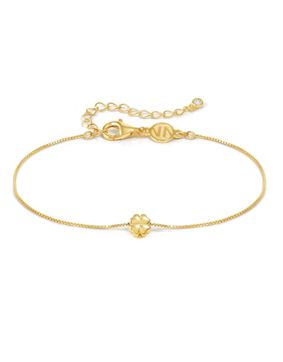 Nomination Armonica hopearannekoru zirkonioilla Four Leaf Clover Gold 241302/003