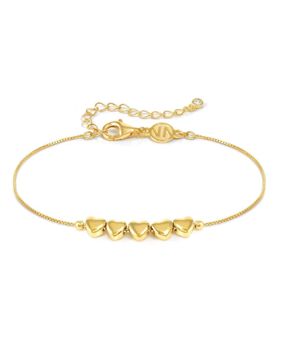 Nomination Armonica hopearannekoru Rich zirkonioilla heart Gold 241303/006