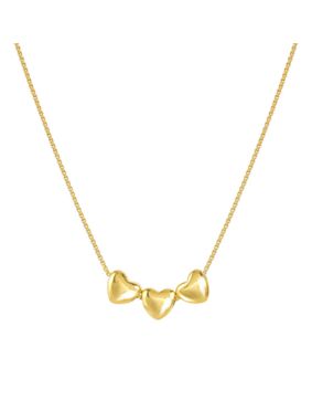 Nomination Armonica hopeakaulakoru Rich zirkonioilla heart Gold 241305/006