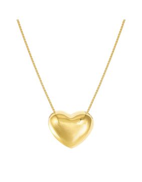 Nomination Armonica hopeakaulakoru Large zirkonioilla heart Gold 241306/006
