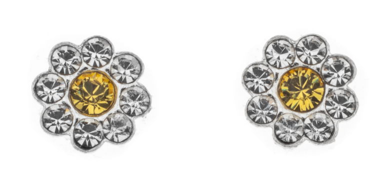 Silver Bar valkovuokko korvakorut 5 mm 8442