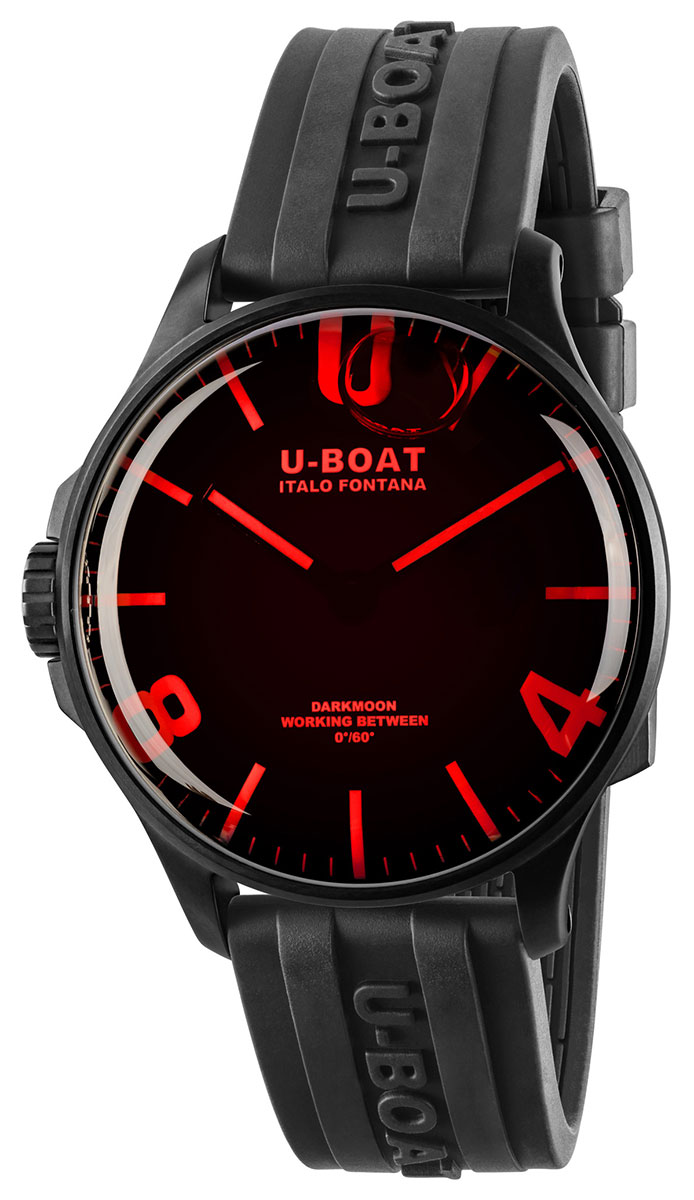 U-BOAT Darkmoon 44 mm Red Glass PVD 8466/B