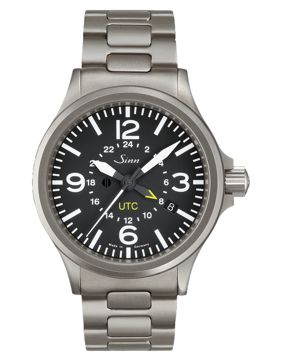 Sinn 856 UTC with tegiment bracelet