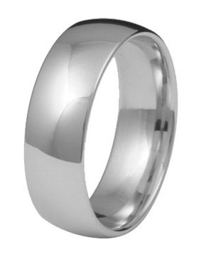 Kohinoor 903-523v 7mm kihlasormus 14k valkokulta, tynnyri