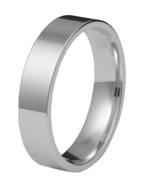 Kohinoor 903-527v 5mm kihlasormus, flakka 14k valkokulta