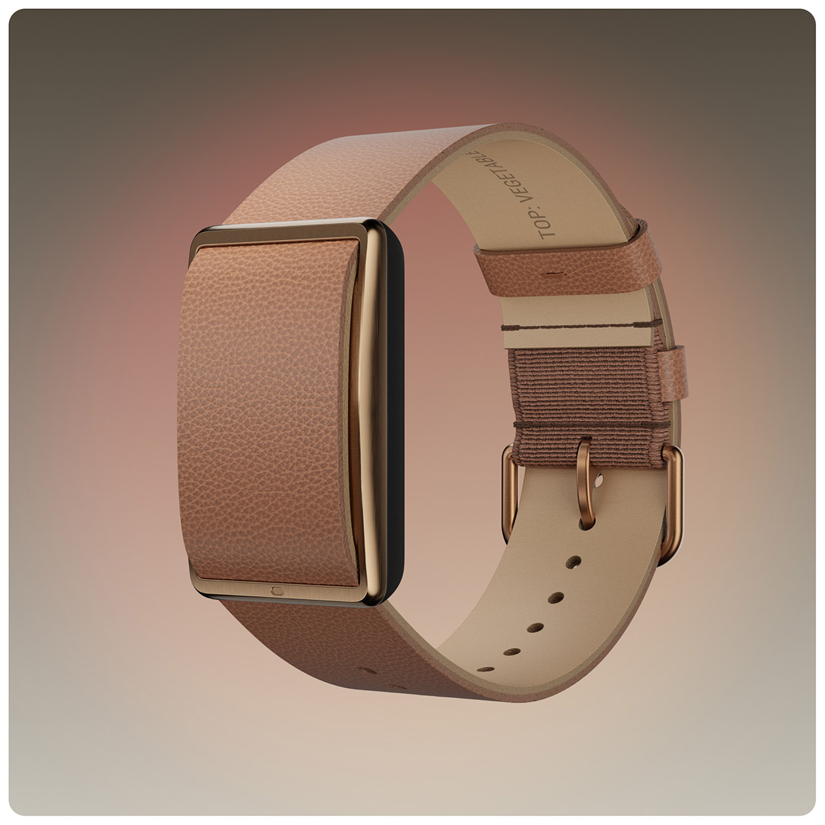Polar Loop ranneke ruskea nahka S-L