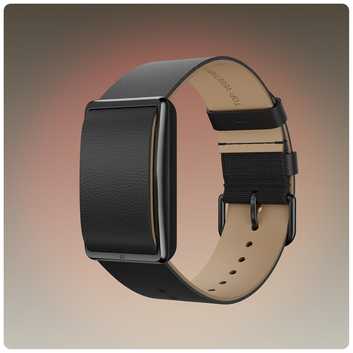 Polar Loop ranneke musta nahka S-L