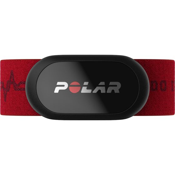 Polar H10 sykevyö punainen tekstillä M-XXL 920106243