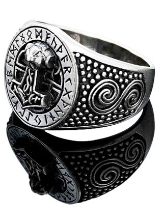Northern Viking Jewelry Riimu Thorin Vasara sormus NVJ-H-SO002