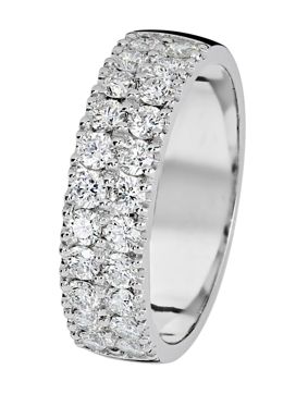 Kohinoor Estelle timanttisormus valkokulta 933-216V-88B4