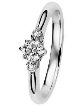 Kohinoor Rosa 933-260V-27B4 timanttisormus