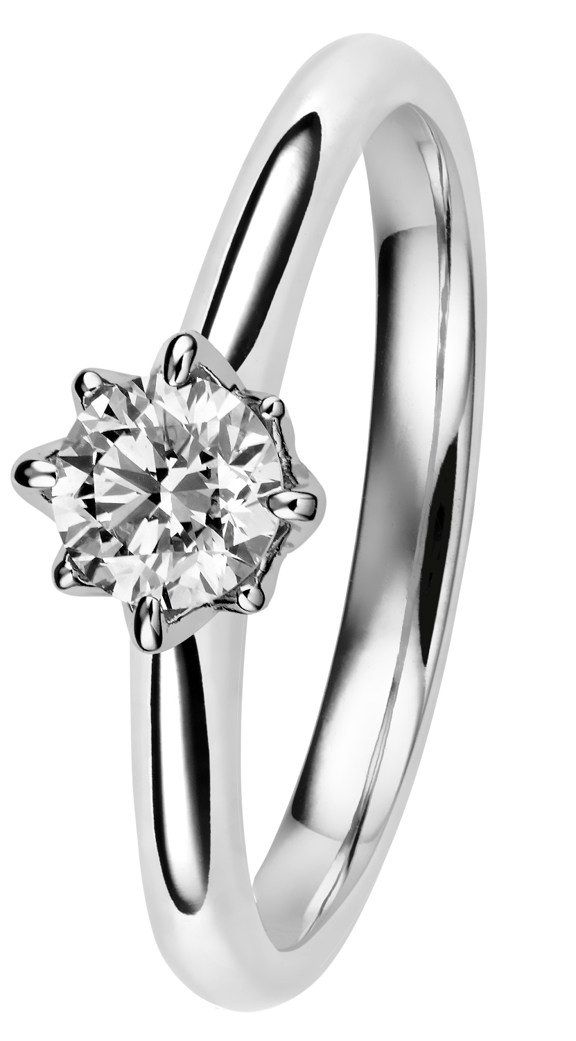 Kohinoor Rosa timanttisormus GIA 0.64 ct 933-260V-60B+4-180